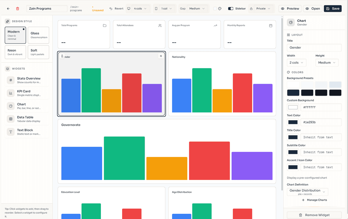 منشئ الصفحات